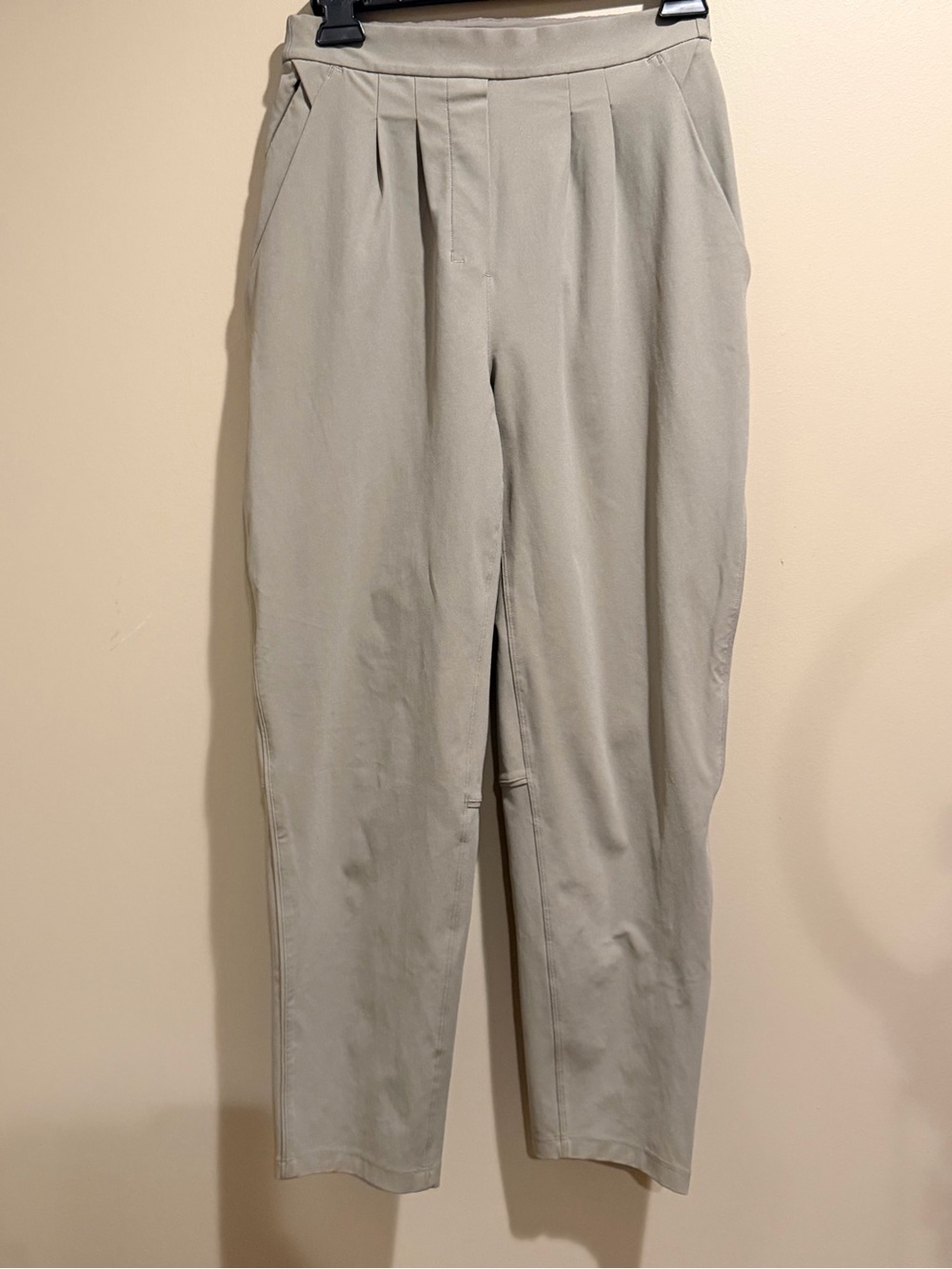 lululemon athletica Light Khaki Pleated Chino Pants